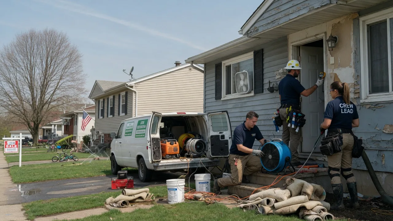 Flood Cleanup in East Fultonham, OH near me